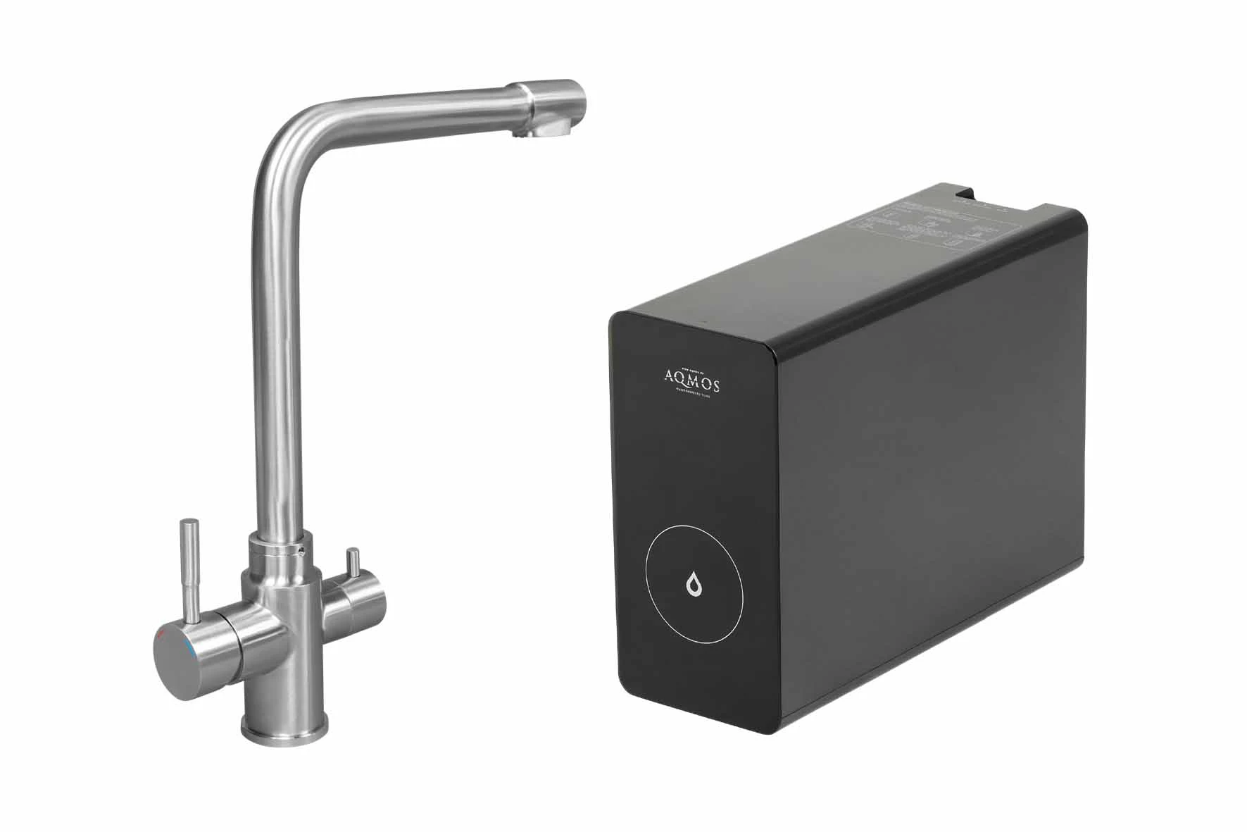 Osmoseanlage - Komplettset: All-in-One  mit 3-Wege-Wasserhahn in Chrom